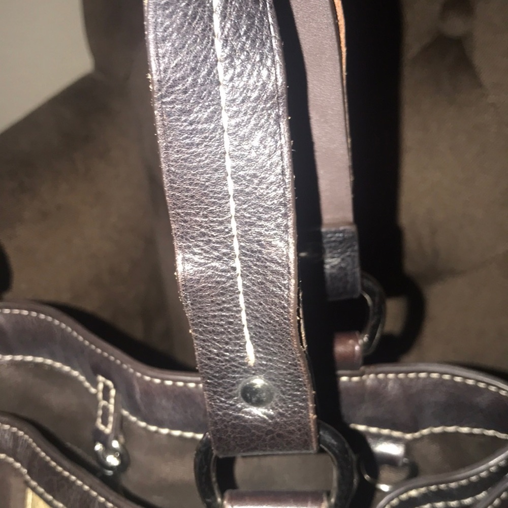 Coach Suede Leather Python Purse - image 4